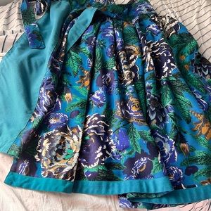 Kenzo vintage wool wrap skirt